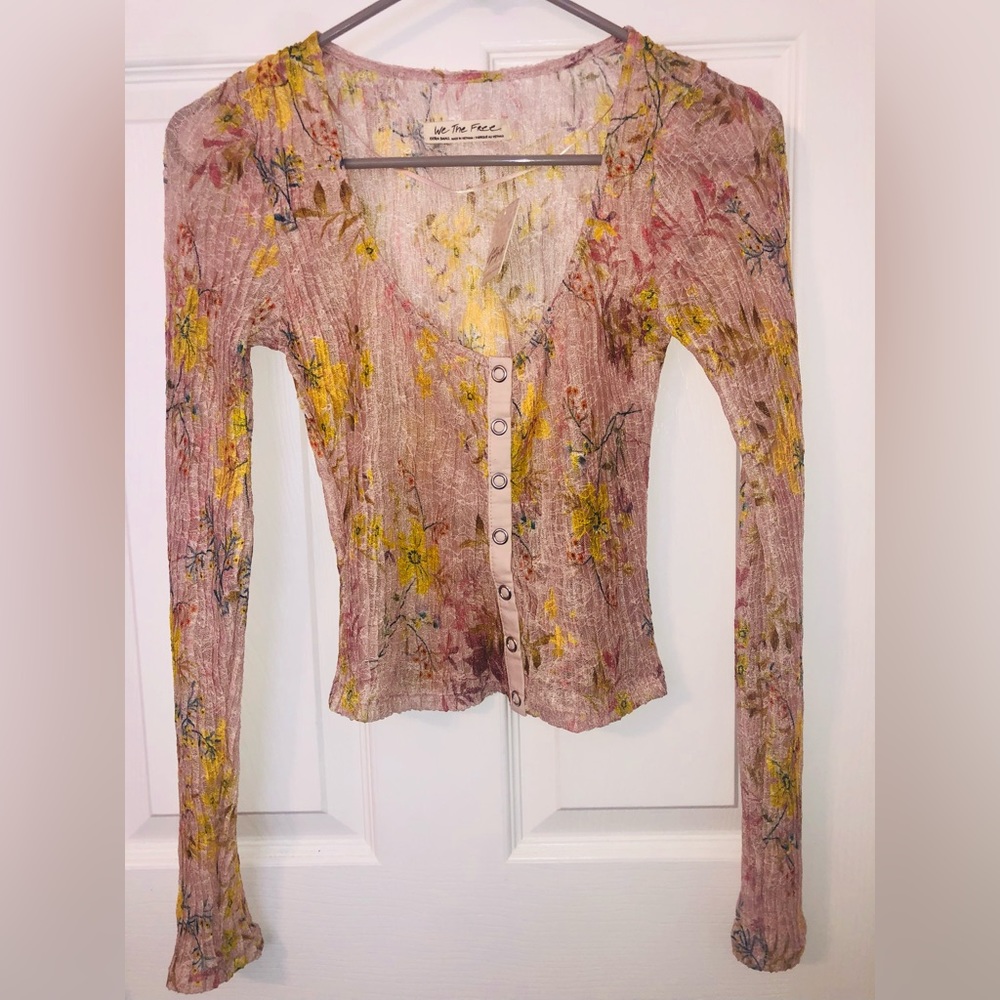 Free People long sleeve shirt